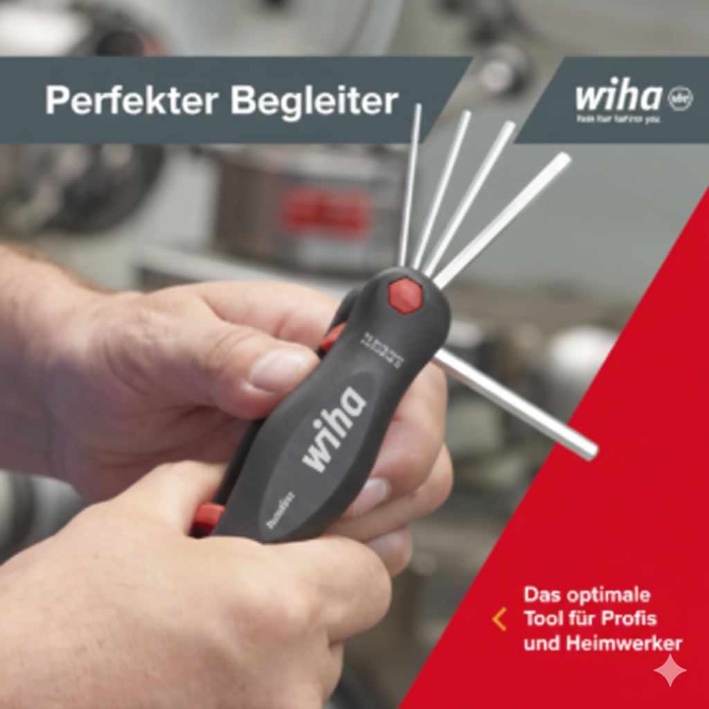 Wiha Sechskant-Kugelkopf Klapphalter PocketStar 7-tlg