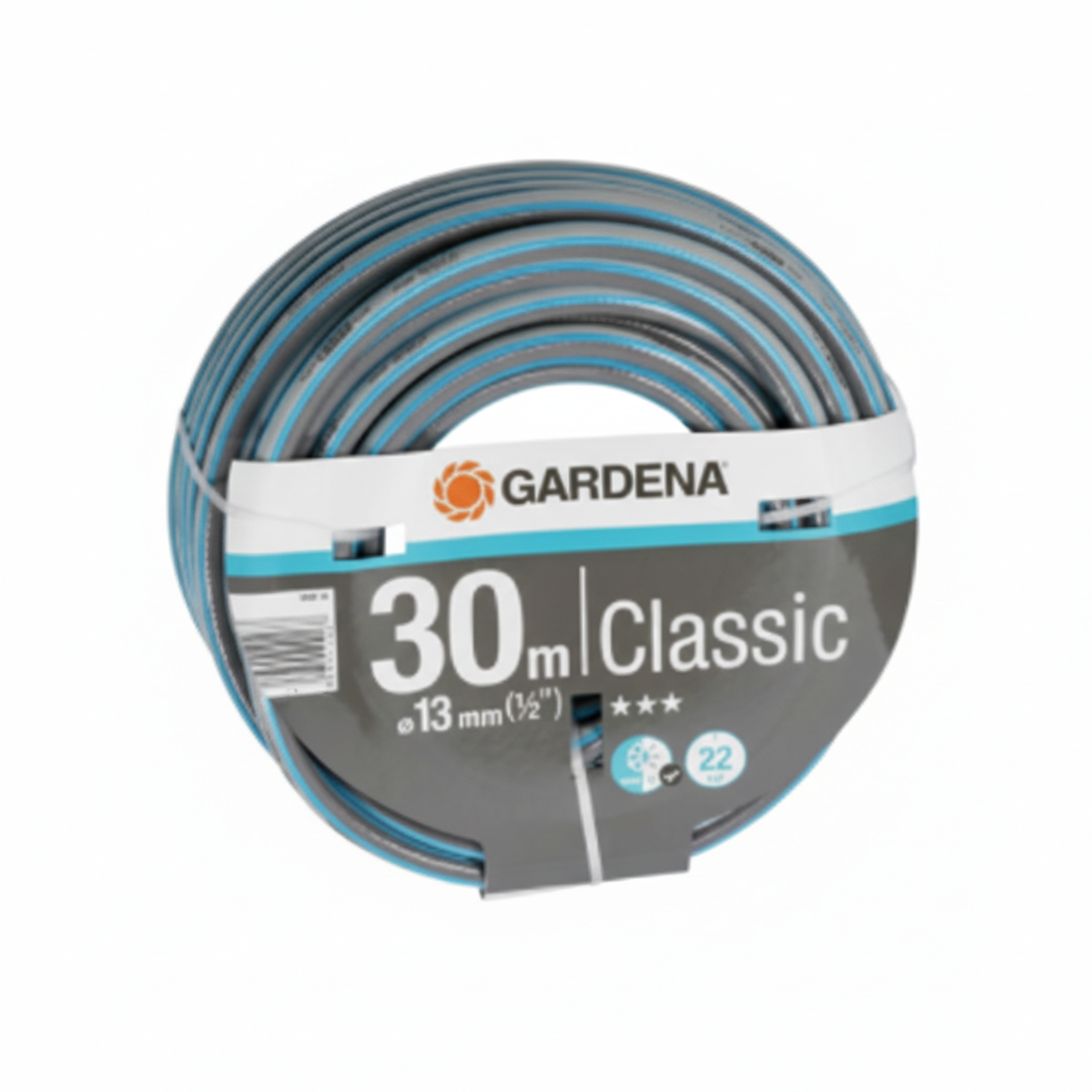 Gardena PVC-Schlauch Classic 1/2" - 30 m (18009-20) Anschlussdurchmesser 1/2 Zoll  30 m Schlauchlänge  Schlauchdurchmesser 13 mm