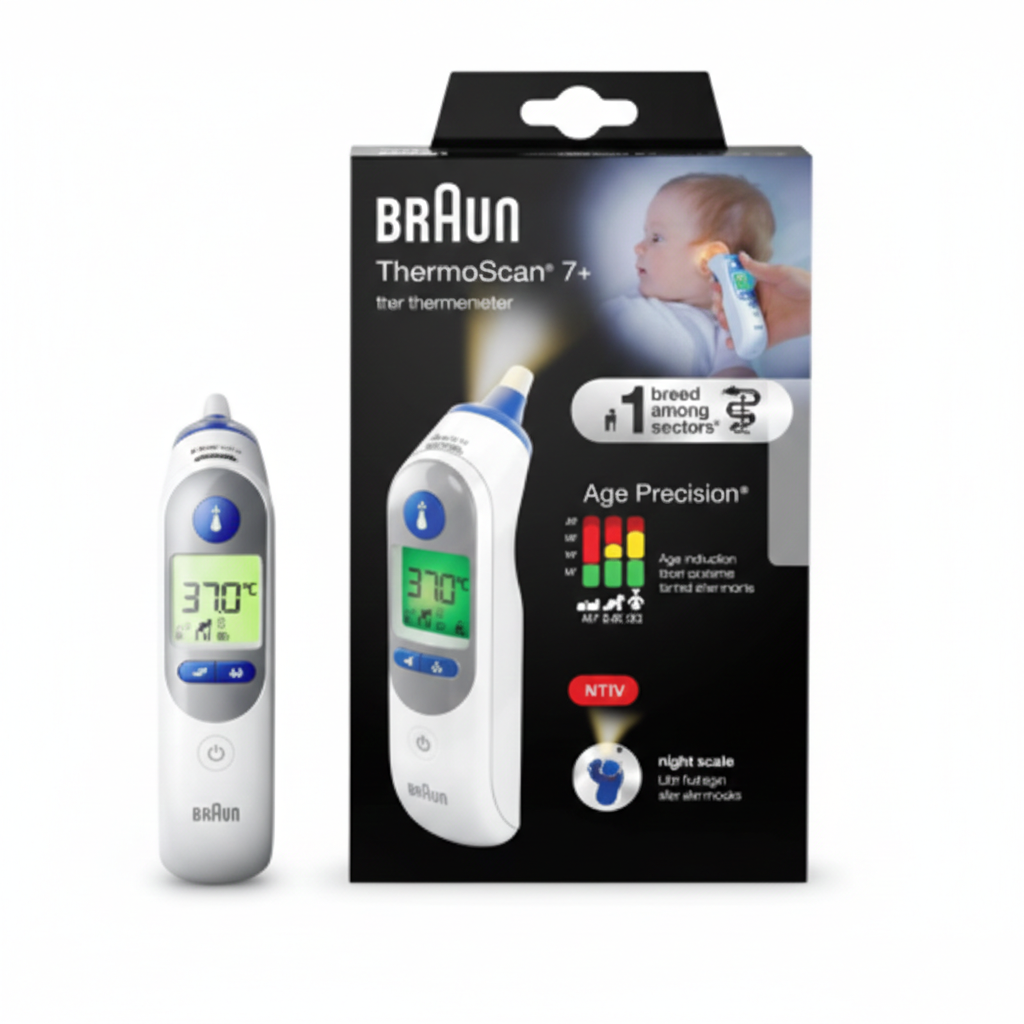 Braun ThermoScan 7+ Infrarot-Ohrthermometer
